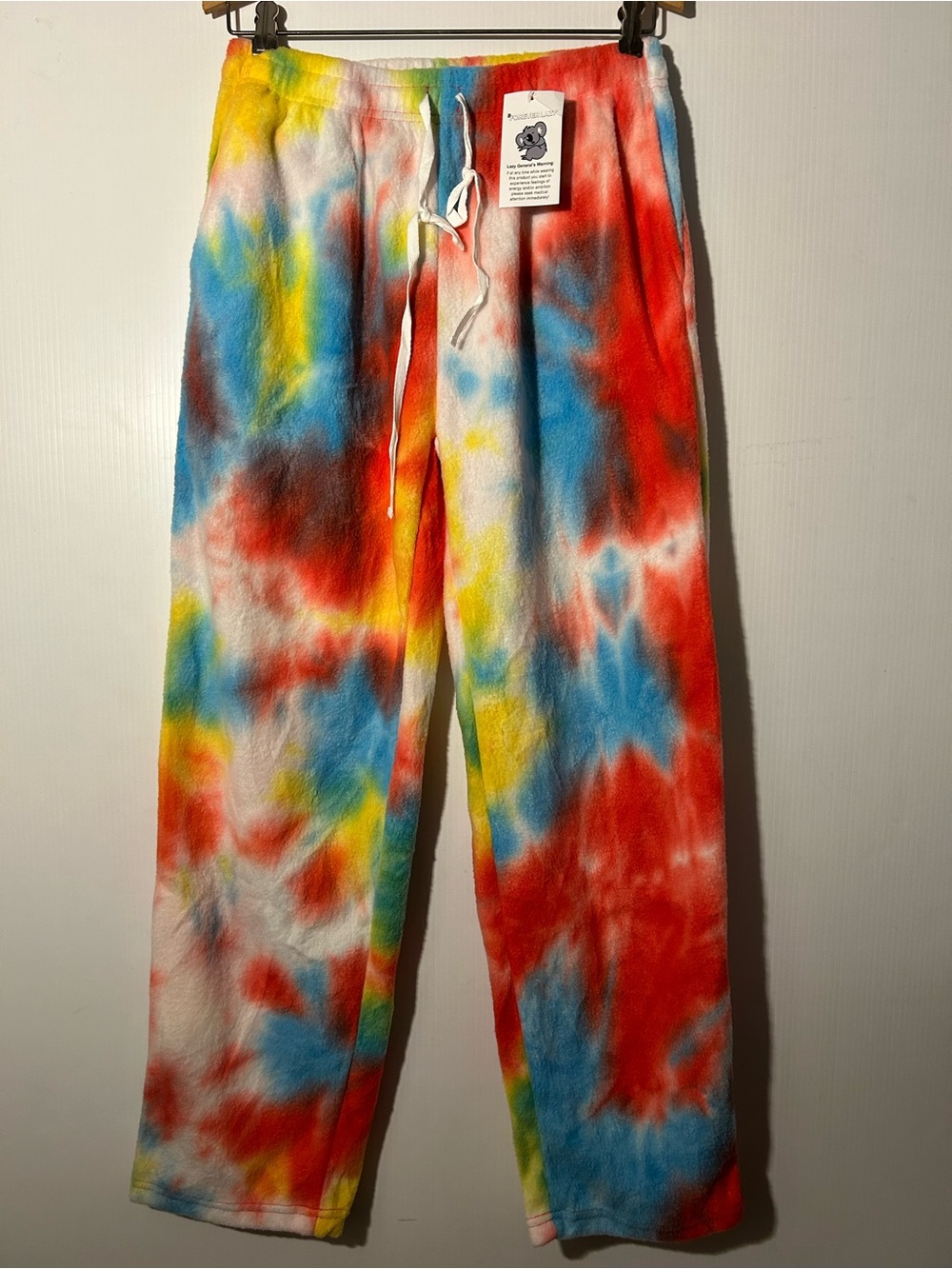 NWT Forever Lazy Fleece multicolour pajama lounge pant medium 28/30